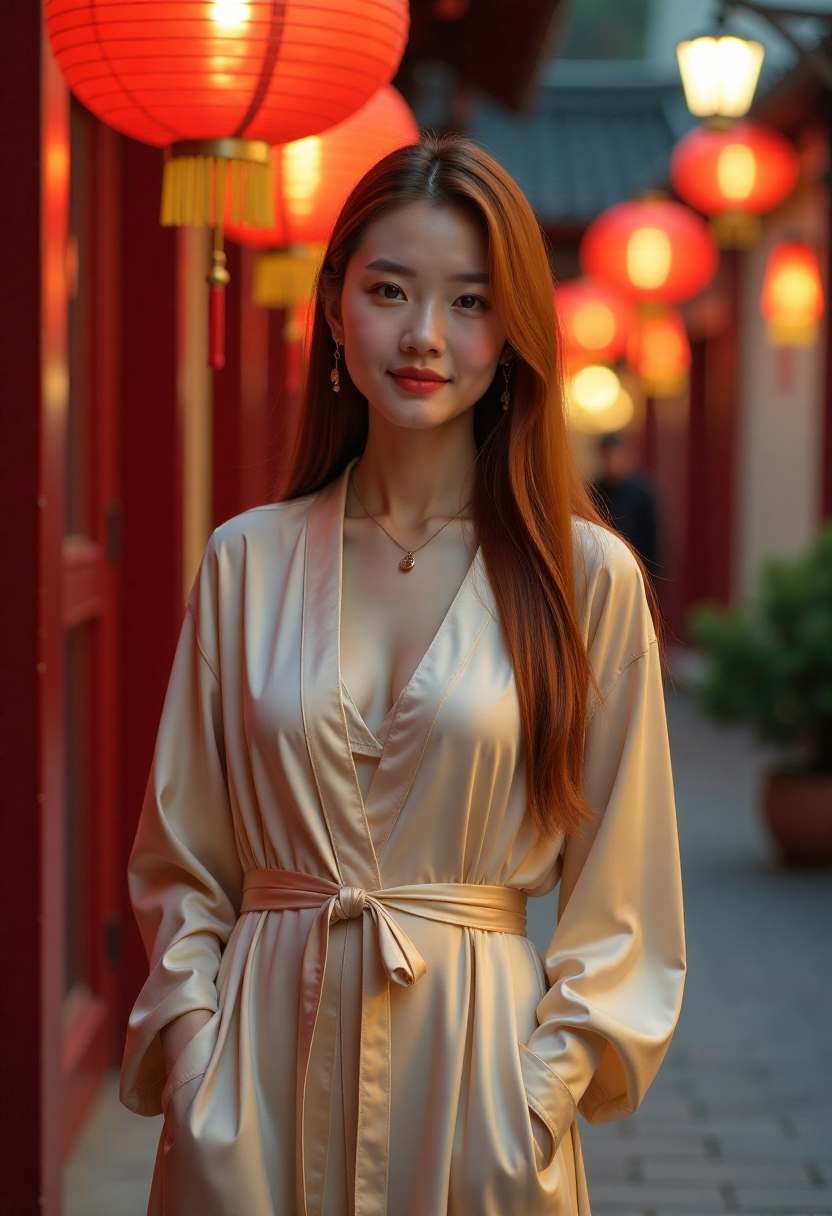 青禾在咖啡馆窗边的剧照