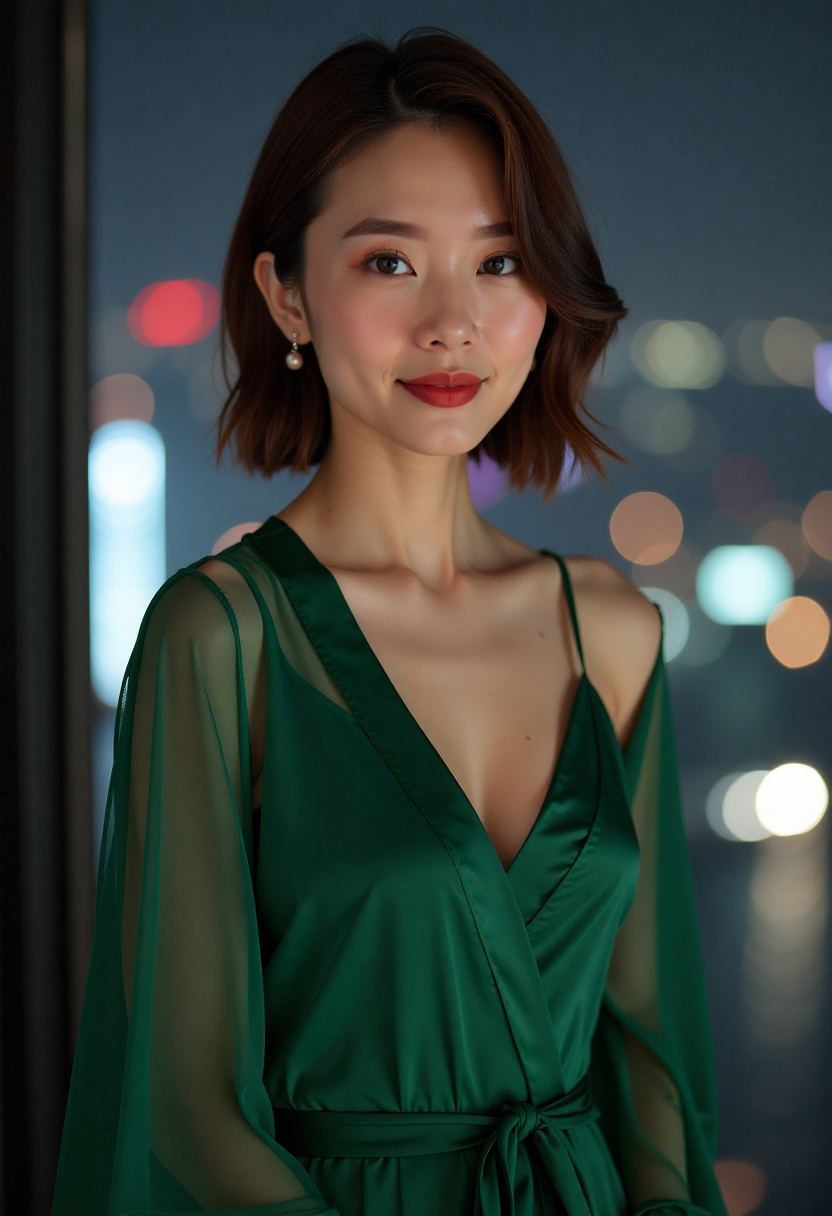 街坊围坐观看电影的剧照
